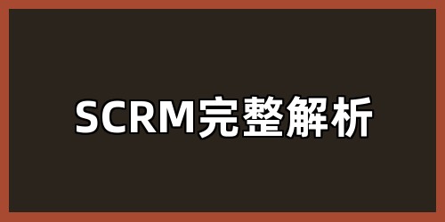 SCRM 完整解析